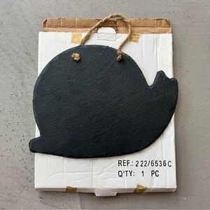 Whale or Snail Slate Wall Hanging - baby decor